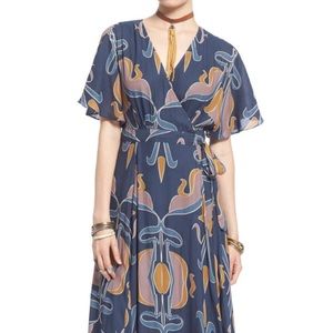 Free People Wrap-Around Dress